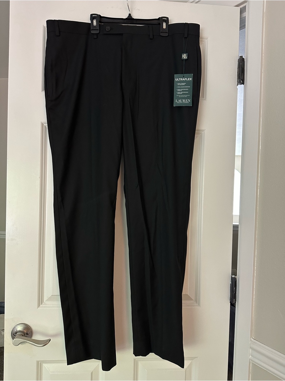 Ralph Lauren Black Men’s Dress Pants – Classic Tailored Fit